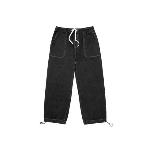 ED HARDY X Темно-серые Унисекс Джинсы