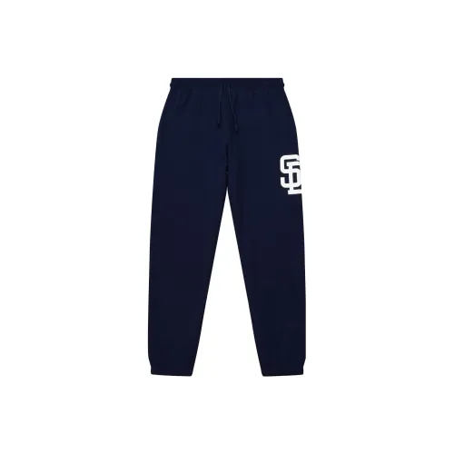 Mitchell Ness Морской Синий Мужские Вязаные Тренировочные Штаны