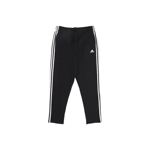 Adidas MUST HAVES 3 Stripes Узкие Брюки Вязаные Спортивные Штаны Мужские Черные