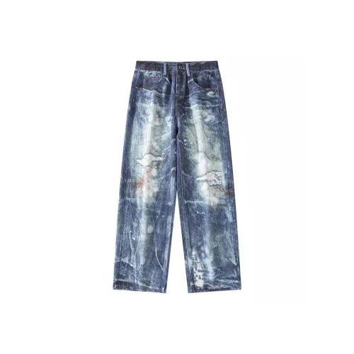 JXAETE Ocean Blue Мужские Джинсы