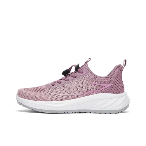 Warrior Slip-resistant Abrasion-resistant Breathable Low-top Casual Shoes Women's Pink Purple