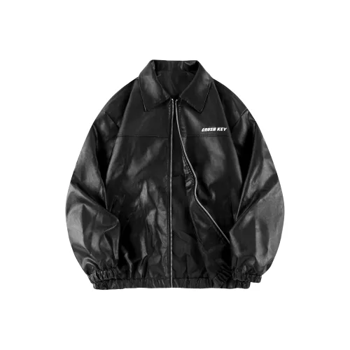 CRUSH KEY Кожаные куртки и пальто унисекс