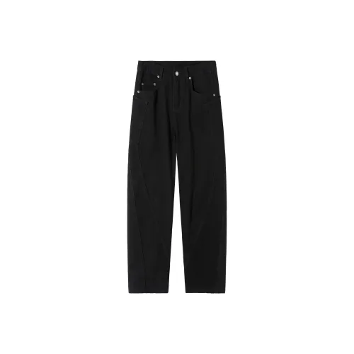 GURBAKS Ink Black Men's Jeans