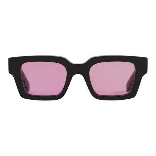 OFF Белый Ацетат Прямоугольные Солнцезащитные очки Мужские Черные