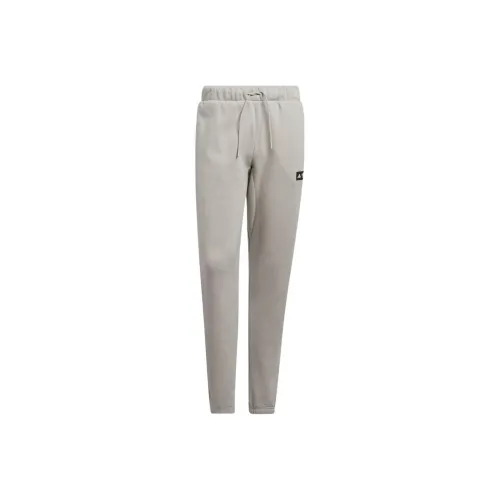 Adidas Серые Мужские Вязаные Тренировочные Штаны