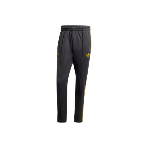 Adidas Originals Belgium BECKENBAUER Tracksuit Bottoms Вязаные спортивные штаны Мужские Черные