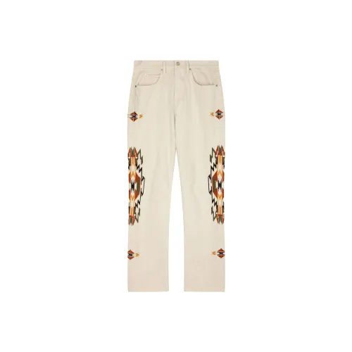 ISABEL MARANT Бежевый Мужской Джинсы
