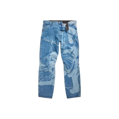 г Звезда RAW Синие Унисекс Джинсы