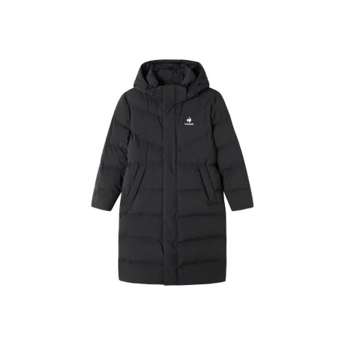 Le Coq Sportif Пуховик Унисекс Ослепительный Черный