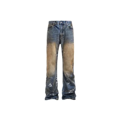 CATSSTAC Синие Унисекс Джинсы