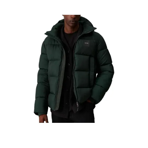 CALVIN KLEIN Хлопковый пуховик европейская версия мужской темно-зеленый