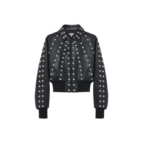 Alexander McQueen Черные Мужские Кожаные Куртки