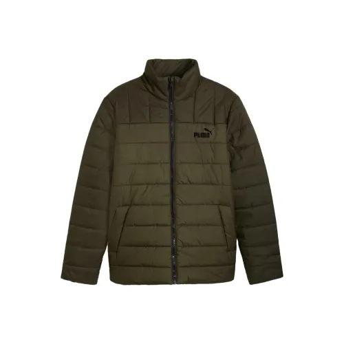 PUMA Essentials+ Cotton Down Jacket Down Jacket Men's Dark Olive