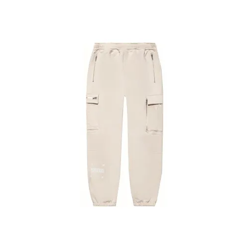 LINING Вязаные тренировочные брюки мужские овсяный серый