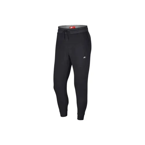 Nike Черные Мужские Вязаные Тренировочные Штаны