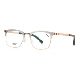 Прозрачный Зеленый | Розовое Золото-C12