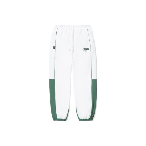 LINING Стандартный Белый Мужские Вязаные Тренировочные Штаны