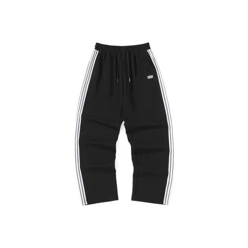 BT Прямой крой Брюки Повседневные Унисекс