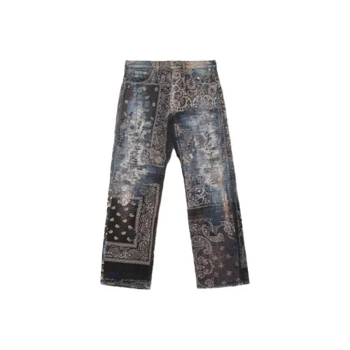 Yohji Yamamoto Многоцветные Мужские Джинсы
