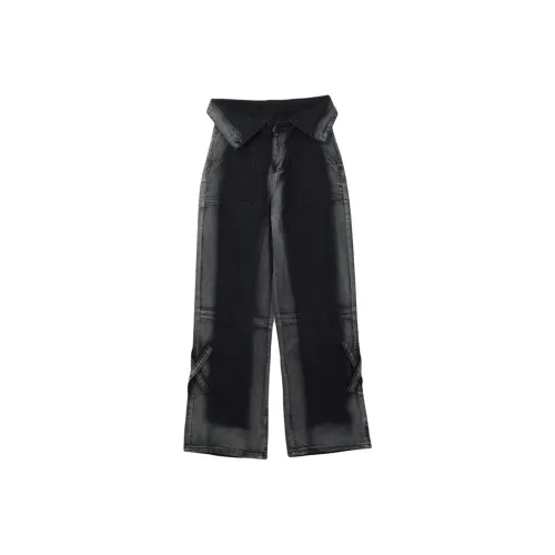 KSEK Черные Унисекс Джинсы