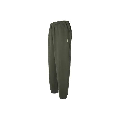 NIKE Зеленые Унисекс Вязаные Тренировочные Брюки