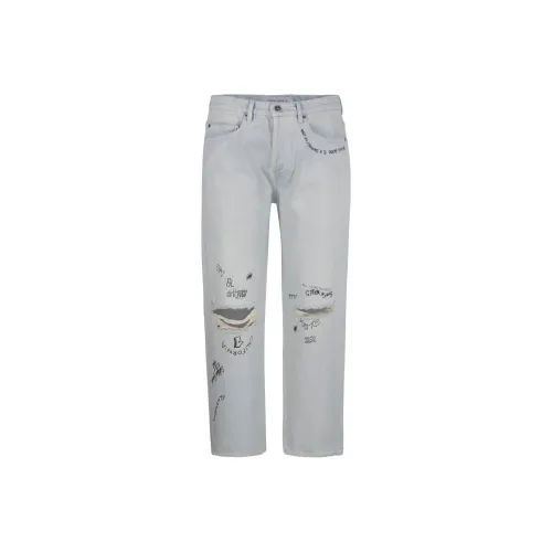Golden Goose Blue Men's Jeans Золотой Гусс Синий Мужской Джинсы