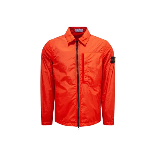 Stone Island Оранжевые Мужские Куртки