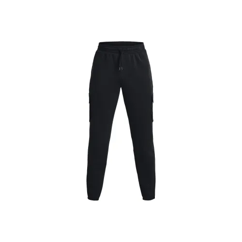 Under Armour Черные Мужские Вязаные Тренировочные Штаны