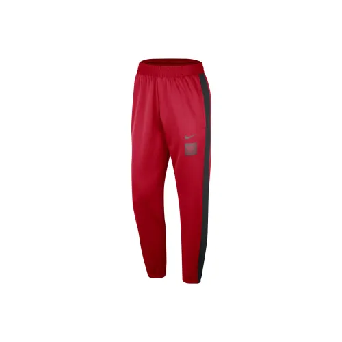 Nike Red Men's Knitted Training Pants Nike Красные Мужские Вязаные Тренировочные Штаны