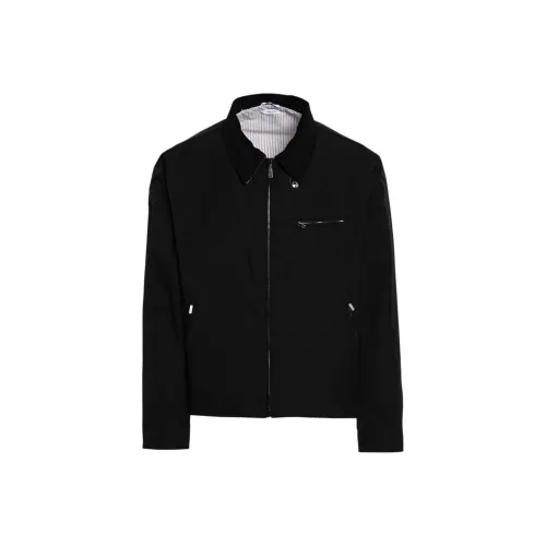 THOM BROWNE Мужские черные куртки