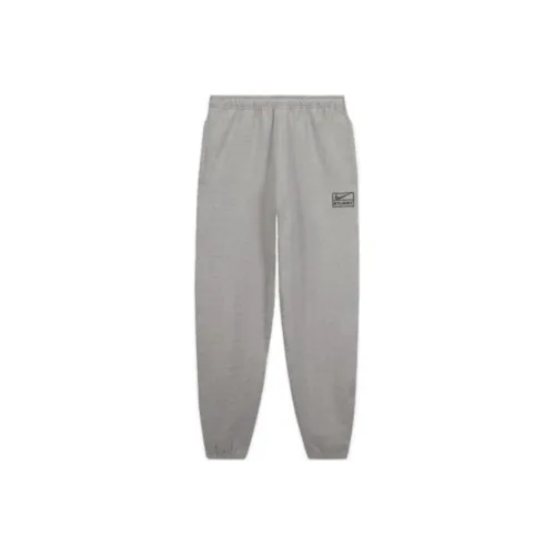 Nike x Stussy SS23 Серые Унисекс Вязаные Тренировочные Брюки