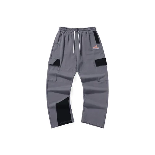 BIRDTALK Серые Унисекс Вязаные Тренировочные Брюки