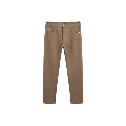 Massimo Dutti Коричневый Зеленый Мужские Джинсы