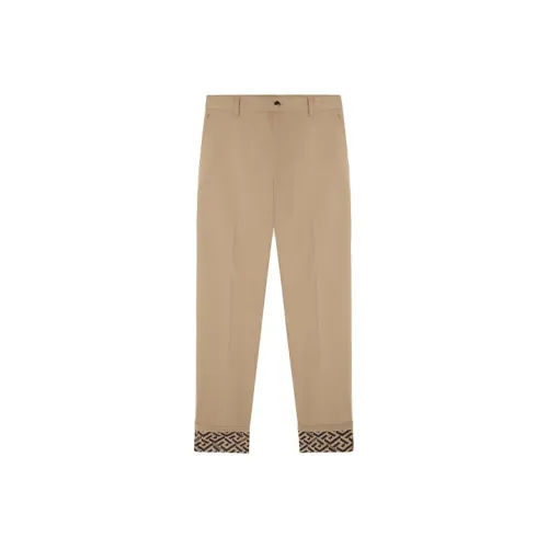 VERSACE Khaki Мужские Повседневные Брюки