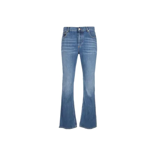 Alexander McQueen Небесно-голубой Мужской Джинсы