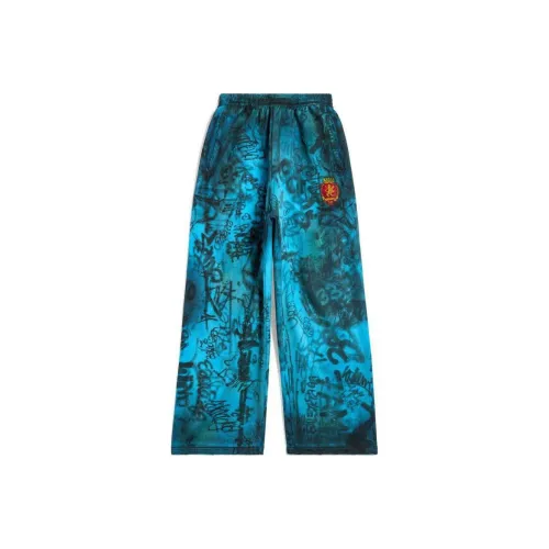 Balenciaga Baggy Синий Мужские Вязаные Спортивные Штаны