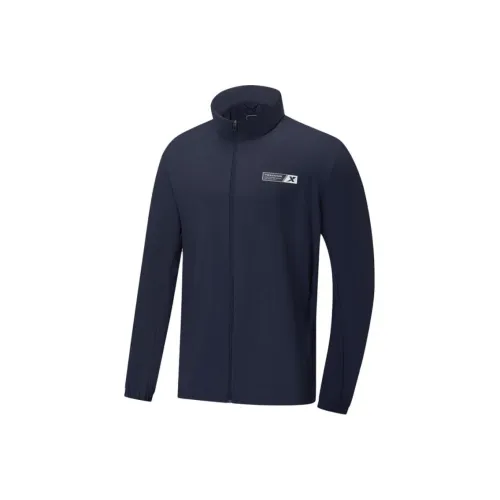 XTEP Variety Тренировки Коллекция Тренчкот Мужской Swaying Синий