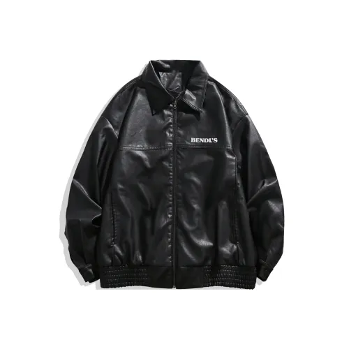 BENDL'S Кожа Куртка Унисекс Черный