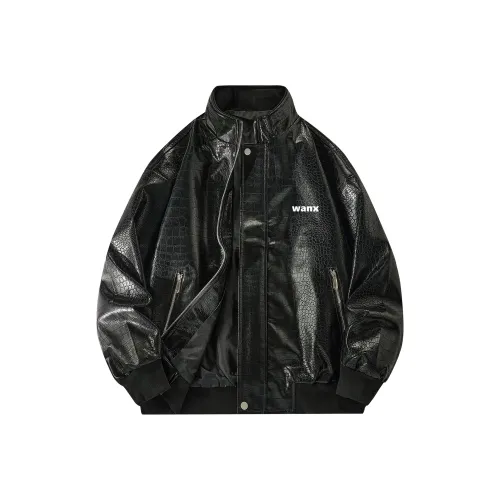 WANX Унисекс Кожаные Куртки