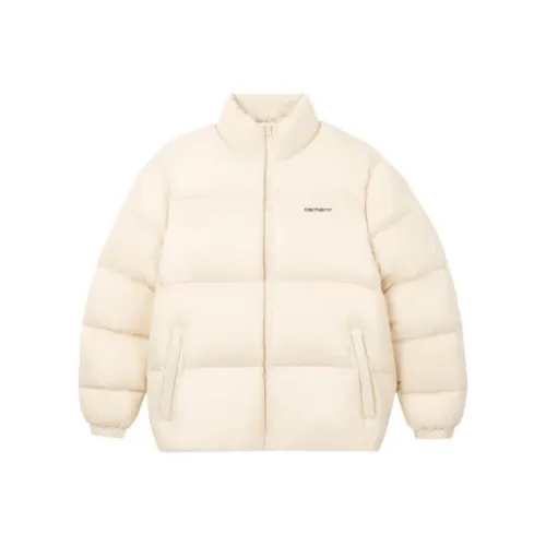 Carhartt WIP Пуховик Мужской Бежевый Желтый