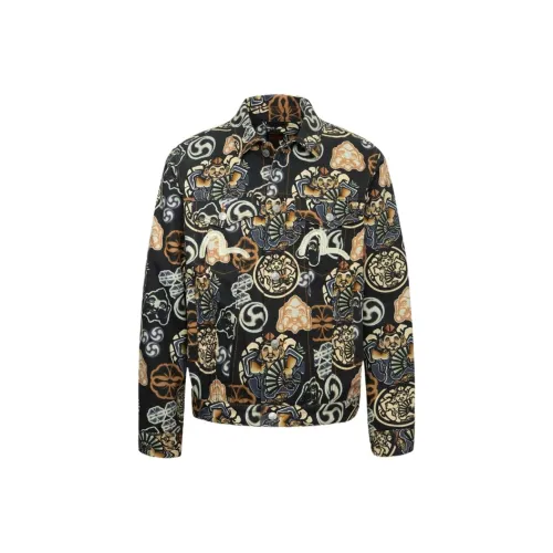 EVISU 2024 Осенний Зимний Куртка Мужская Многоцветная