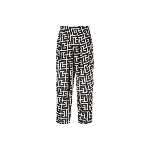 BALMAIN Мужские Повседневные Брюки Черные