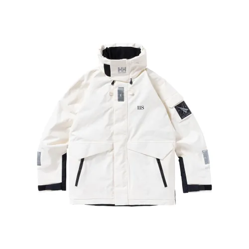 HELLY HANSEN x NTT Docomo「118™」 FW24 Куртки и пальто Унисекс Белый