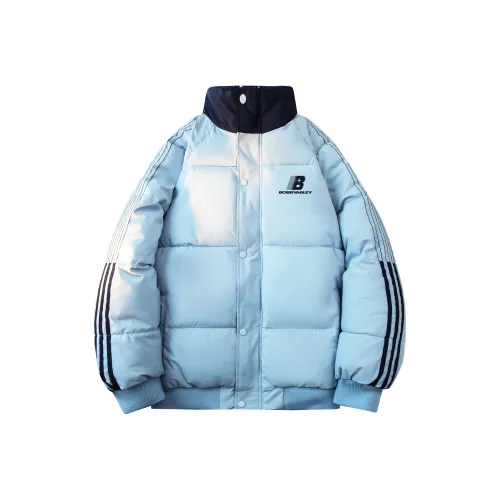 BOBBY ABLEY Хлопковый пуховик Unisex Light Синий