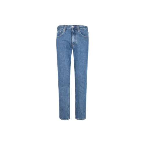 Calvin Klein 1A4 Джинсовый Светло-Синий Мужские Джинсы