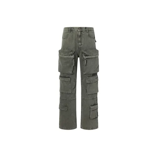 ROCAWEAR Оливковые Унисекс Джинсы