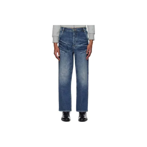 Fax Copy Express Джинсы Унисекс Синий