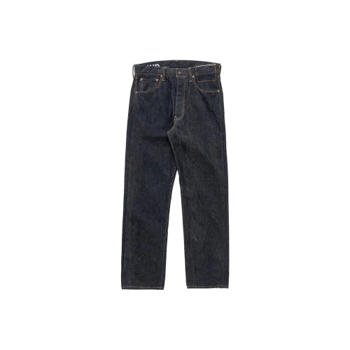 Visvim Темно-синие мужские джинсы