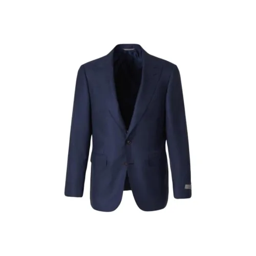 Canali Куртки и Пальто Мужской Темно-синий Синий