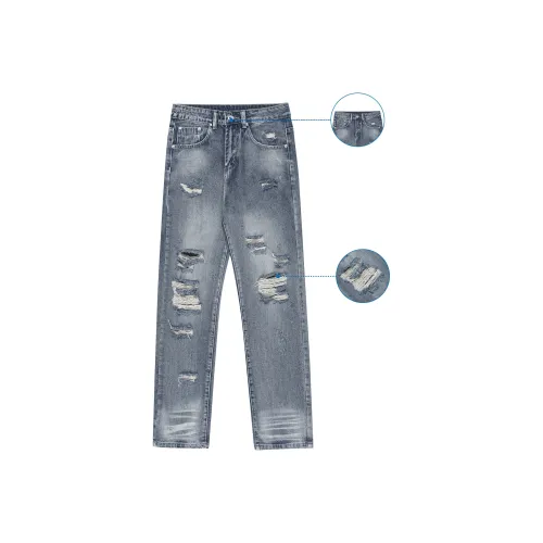 MT99 Светло-синий Унисекс Джинсы